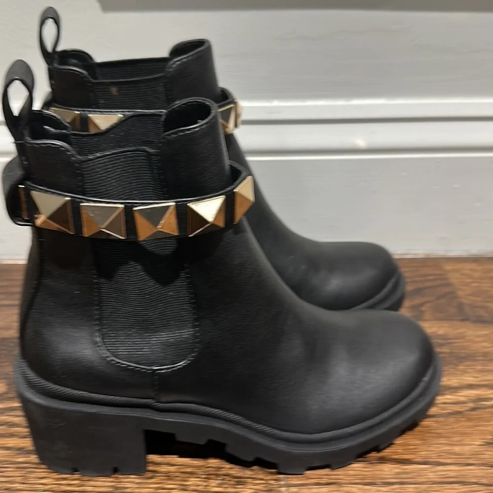 Diana Leather Platform Chelsea Boots - Picture 5 of 5